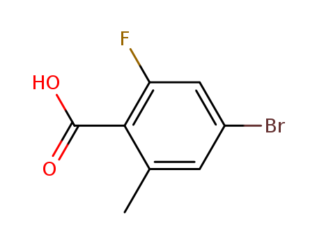 4-Bromo-2-fluoro-6-methylbenzoic acid cas no. 1242157-23-8 98%