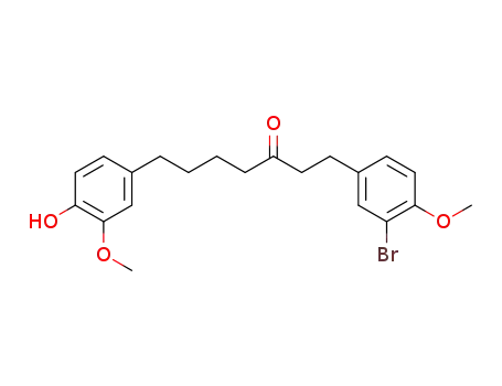 1-(3-bromo-4-methoxyphenyl)-7-(3-methoxy-4-hydroxyphenyl)heptan-3-one