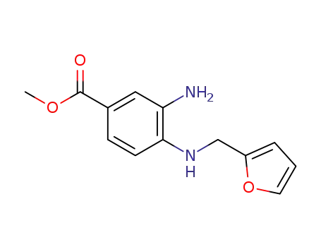 methyl 3-amino-4-((furan-2-ylmethyl)amino)benzoate