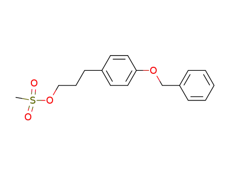 Benzenepropanol, 4-(phenylmethoxy)-, methanesulfonate