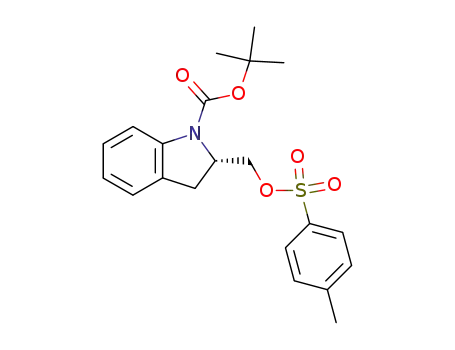 1H-Indole-1-carboxylic acid, 2,3-dihydro-2-[[[(4-Methylphenyl)sulfonyl]oxy]Methyl]-, 1,1-diMethylethyl ester, (2S)-
