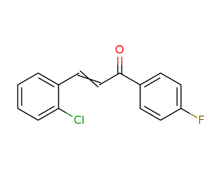 Molecular Structure of 28081-11-0 (2-CHLORO-4'-FLUOROCHALCONE)