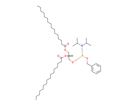 헥사 데칸 산, (1R) -1- 비스 (1- 메틸 에틸) 아미노 (페닐 메 톡시) 포스 피노 옥시 메틸 -1,2- 에탄 디일 에스테르