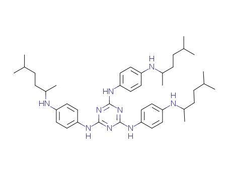 1,3,5-Triazine-2,4,6-triamine,N2,N4,N6-tris[4-[(1,4-dimethylpentyl)amino]phenyl]-(121246-28-4)