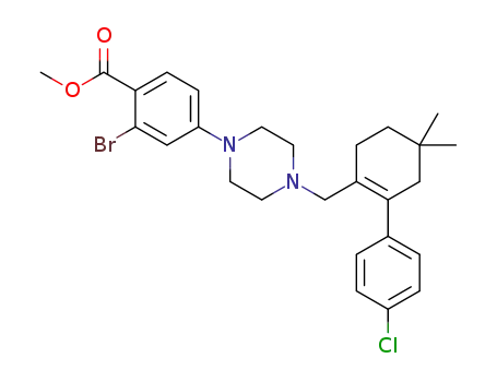 methyl 2-bromo-4-(4-[[2-(4-chlorophenyl)-4,4-dimethylcyclohex-1-en-1-yl]methyl]piperazin-1-yl)benzoate