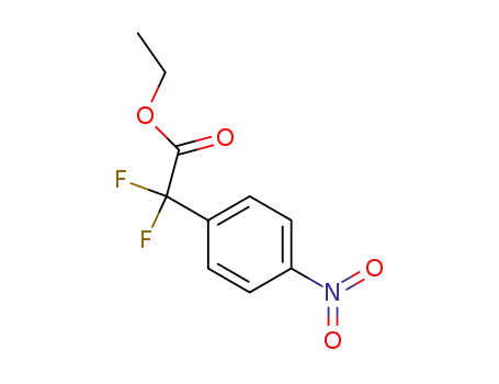 Molecular Structure of 243656-25-9 (ethyl 2,2-difluoro-2-(4-nitrophenyl)acetate)