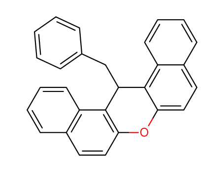 Molecular Structure of 37097-23-7 (14-benzyl-14H-dibenzo[a,j]xanthene)
