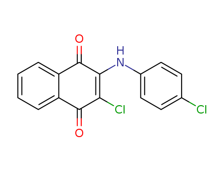 1,4-Naphthalenedione,2-chloro-3-[(4-chlorophenyl)amino]- cas  64505-81-3