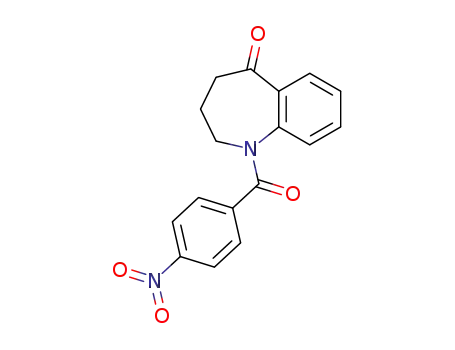 Molecular Structure of 137975-89-4 (5H-1-Benzazepin-5-one, 1,2,3,4-tetrahydro-1-(4-nitrobenzoyl)-)