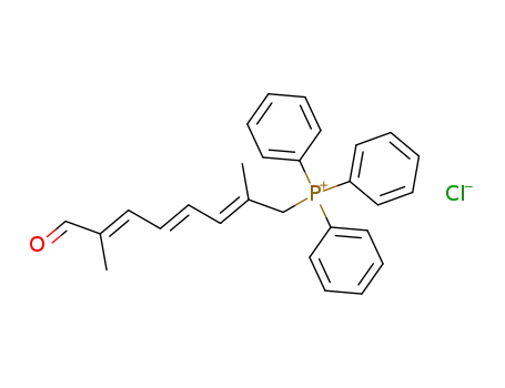 Phosphonium,
[(2E,4E,6E)-2,7-dimethyl-8-oxo-2,4,6-octatrienyl]triphenyl-, chloride