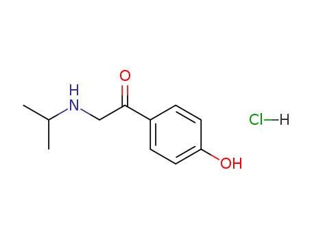 Ethanone, 1-(4-hydroxyphenyl)-2-[(1-methylethyl)amino]-, hydrochloride