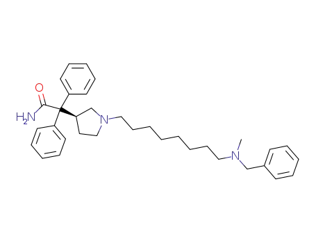 2-[(S)-1-(8-N-benzyl-N-methylaminooctyl)pyrrolidin-3-yl]-2,2-diphenylacetamide