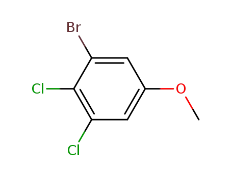 Molecular Structure of 174913-19-0 (1-bromo-2,3-dichloro-5-methoxybenzene)