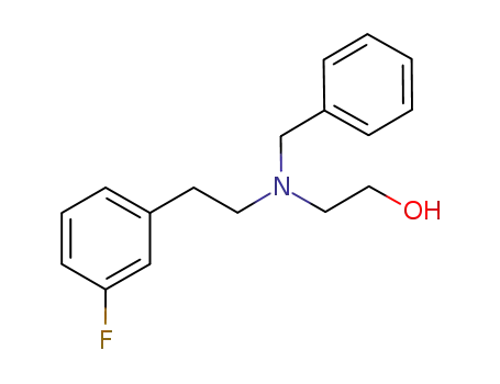 Molecular Structure of 1018909-31-3 (2-[benzyl(3'-fluorophenethyl)amino]ethanol)