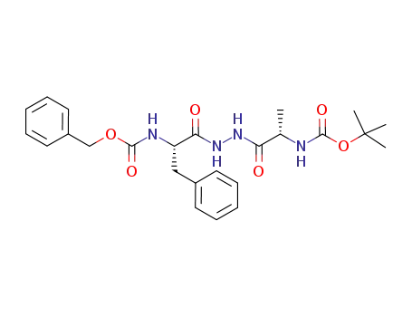 {(S)-1-benzyl-2-[N'-((S)-2-tert-butoxycarbonylamino-propionyl)-hydrazino]-2-oxo-ethyl}-carbamic acid benzyl ester