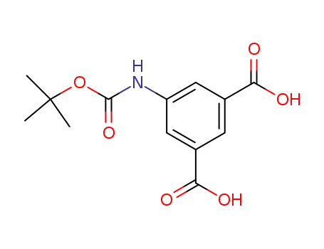 Molecular Structure of 178446-63-4 (5-[(tert-butoxycarbonyl)amino]benzene-1,3-dicarboxylic acid)