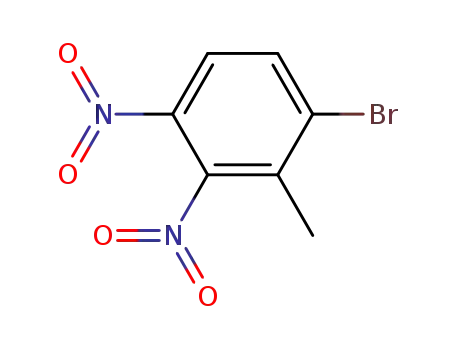 Molecular Structure of 290353-57-0 (1-bromo-2-methyl-3,4-dinitrobenzene)