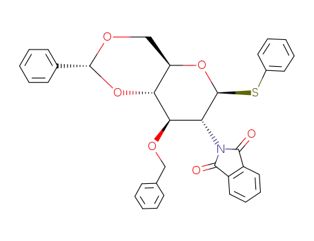 phenyl 3-O-benzyl-4,6-O-benzylidene-2-deoxy-2-phthalimido-1-thio-β-D-glucopyranoside