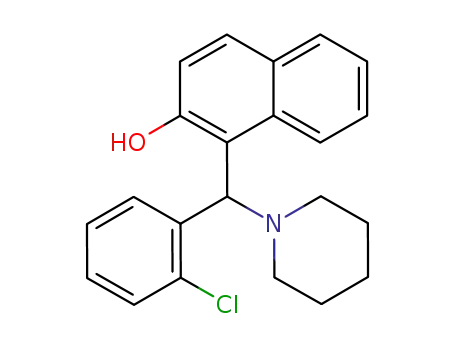 1-[(2-chlorophenyl)(piperidin-1-yl)methyl]naphthalen-2-ol