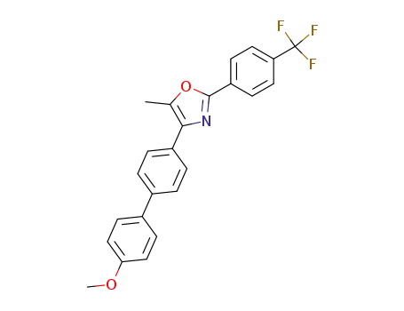 4-(4'-methoxy-biphenyl-4-yl)-5-methyl-2-(4-trifluoromethyl-phenyl)-oxazole