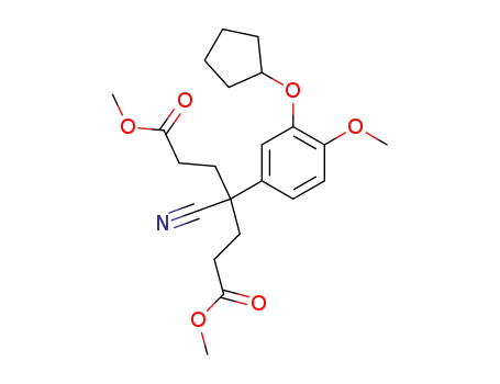 디메틸 4-시아노-4-[3-(시클로펜틸록시)-4-메톡시페닐]헵탄디오에이트