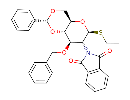 ethyl 3-O-benzyl-4,6-O-benzylidene-2-deoxy-2-N-phthalamido-1-thio-β-D-glucopyranoside