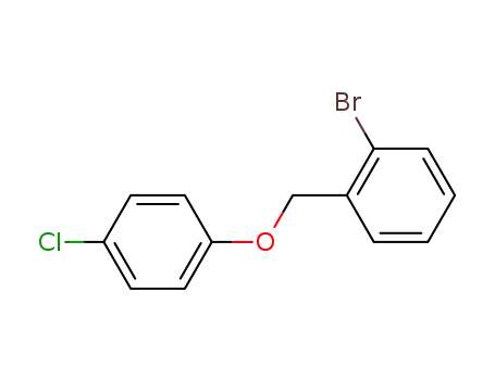 Molecular Structure of 309254-39-5 (Benzene, 1-bromo-2-[(4-chlorophenoxy)methyl]-)