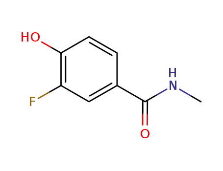 Molecular Structure of 633317-77-8 (Benzamide,  3-fluoro-4-hydroxy-N-methyl-)