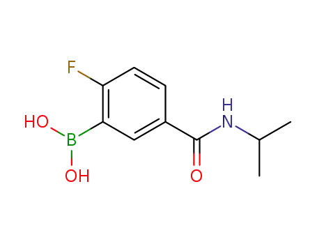 2-플루오로-5-(이소프로필카르바모일)벤젠붕소산