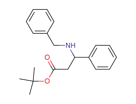 tert-Butyl 3-(N-benzylamino)-3-phenylpropanoate