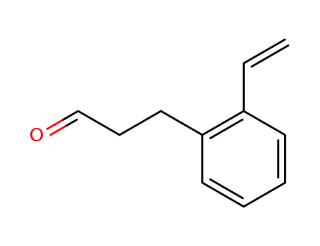 Molecular Structure of 339177-04-7 (Benzenepropanal, 2-ethenyl-)