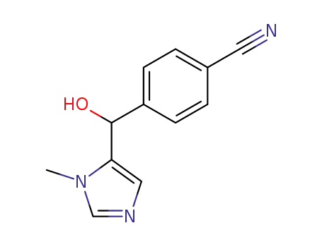 4-(hydroxy(1-methyl-1H-imidazol-5-yl)methyl)benzonitrile