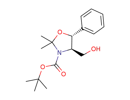 tert-butyl (4R,5R)-4-(hydroxymethyl)-2,2-dimethyl-5-phenyl-1,3-oxazolidine-3-carboxylate