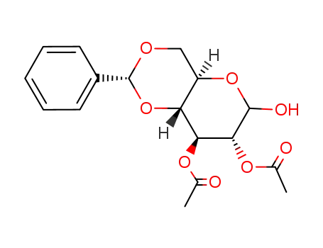 2,3-di-O-acetyl-4,6-O-benzylidene-D-glucopyranose