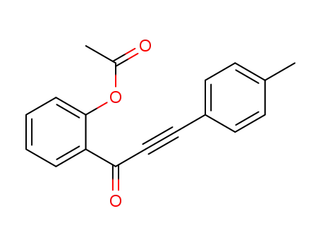 Molecular Structure of 1403475-65-9 (1-(2-acetoxyphenyl)-3-(4-methylphenyl)-2-propyn-1-one)