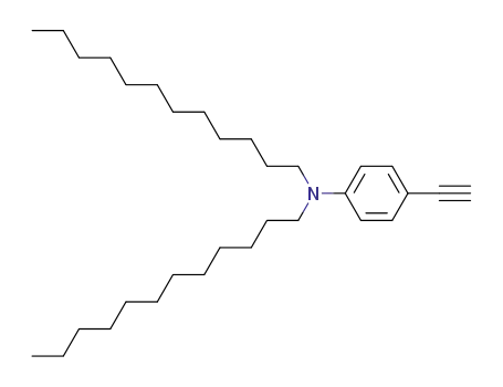 Molecular Structure of 186487-68-3 ((N,N-Didodecylamino)phenylacetylene)