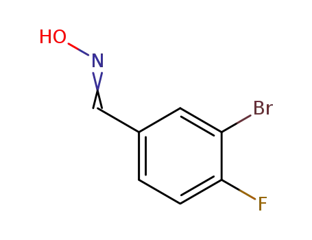 Molecular Structure of 202865-63-2 (3-BROMO-4-FLUOROBENZALDOXIME)