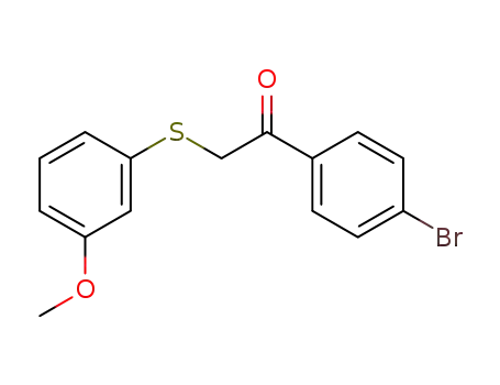 1-(4-Bromophenyl)-2-((3-methoxyphenyl)thio)ethanone