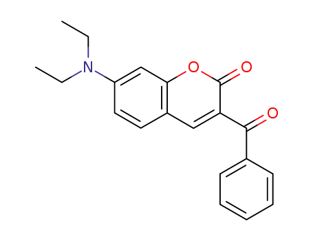Molecular Structure of 77016-78-5 (3-BENZOYL-7-DIETHYLAMINOCOUMARIN)