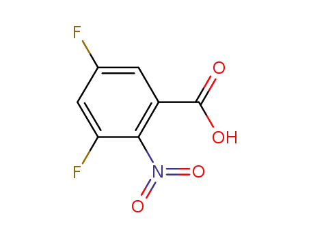 3,5-DIFLUORO-2- 니트로 벤조산