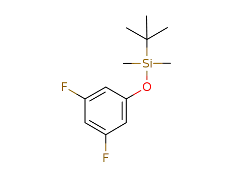 Molecular Structure of 917827-99-7 (tert-butyl (3,5-difluorophenoxy)dimethylsilane)