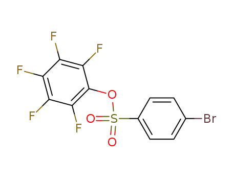 Molecular Structure of 848649-38-7 (2,3,4,5,6-PENTAFLUOROPHENYL 4-BROMOBENZENESULFONATE)