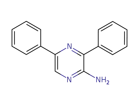 Molecular Structure of 41270-70-6 (2-amino-3,5-diphenylpyrazine)