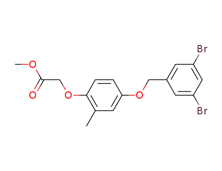 Acetic acid, [4-[(3,5-dibromophenyl)methoxy]-2-methylphenoxy]-, methyl
ester