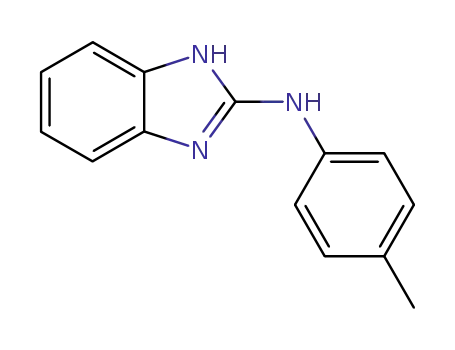 Molecular Structure of 83318-15-4 (N-(4-METHYLPHENYL)-1H-BENZIMIDAZOL-2-AMINE)