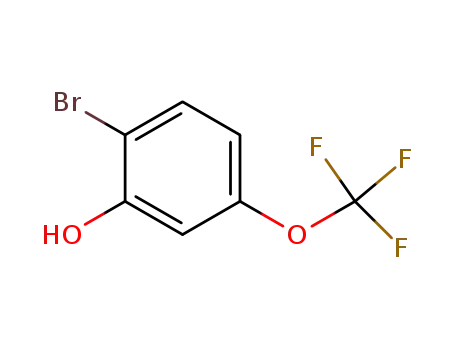 Molecular Structure of 205371-26-2 (2-BROMO-5-(TRIFLUOROMETHOXY)PHENOL)