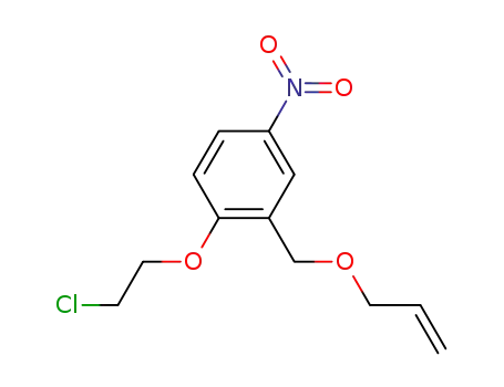 2-((Allyloxy)methyl)-1-(2-chloroethoxy)-4-nitrobenzene