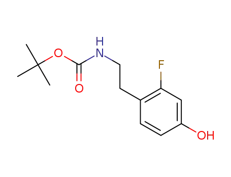 2-(2-fluoro-4-hydroxyphenyl)ethylamine-tert-butyl carbamate