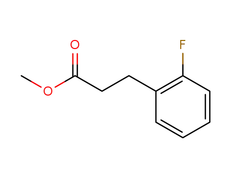 Molecular Structure of 143654-59-5 (Methyl 3-(2-fluorophenyl)propanoate)