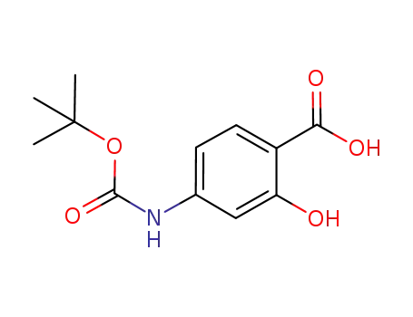 Molecular Structure of 184033-42-9 (4-[(tert-butoxycarbonyl)amino]-2-hydroxybenzoic acid)